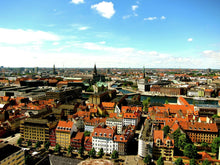 Load image into Gallery viewer, Aerial view of Copenhagen - Worlds Abroad
